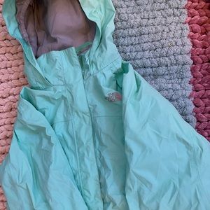 North face rain jackets children’s size 10-12